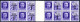 **/bof 1944, Propaganda Di Guerra 50 C. Violetto Marina + 50 C. Violetto Esercito In Quartine Unite Dall'interspazio Di  - Andere & Zonder Classificatie