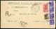 Cover 1945, Quattro Lettere (tre Raccomandate) Affrancate Per 2, 3, 4,80 Lire Con Vari Valori Dell'epoca, - Other & Unclassified