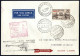 Delcampe - O/cover 1950-54, Lot Drei Briefe, Zwei Karten Und Ein Kartenbrief Von Verschiedenen Erstflügen Von Hubschraubern Zur Pos - Other & Unclassified