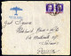 Cover 1942, Lettera Aerea Della "Posta Militare N° 82" Del 20.7 Per Gorizia, Affrancata Con Coppia 50 C. Violetto, Sopra - Ionische Eilanden