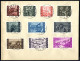 Cover 1945-46, Due Lettere Non Viaggiate, Affrancate Con Le Serie Complete Della Tiratura Di Lubiana (Sass. 41-50) E Del - Jugoslawische Bes.: Istrien