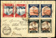 Cover 1934, Lettera Viaggiata Di Posta Aerea Del 1.12.1934 Da Tripoli D'Africa A Firenze, Affrancata Con La Mostra Inter - Somalia