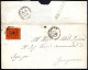 Cover Stato Pontificio 1868/69, Lotto Di Quattro Buste Con Annullamenti Pregiati, Notato Tre Lettere Di 10 Cent. (Sass.2 - Etats Pontificaux