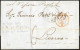 Delcampe - Cover VIA DI MARE, Lotto Di 10 Lettere Dal 1838 Al 1863, La Maggior Parte Indirizzate A Livorno, Con Vari Timbri Maritti - ...-1850 Préphilatélie