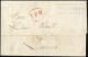 Delcampe - Cover VIA DI MARE, Lotto Di 10 Lettere Dal 1838 Al 1863, La Maggior Parte Indirizzate A Livorno, Con Vari Timbri Maritti - ...-1850 Préphilatélie