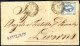 Delcampe - Cover 1864/65, 14 Lettere Affrancate Con 15 C. E 40 C. De La Rue E "ferro Di Cavallo" I, II E III Tipo, Tutte Usate Sull - Otros & Sin Clasificación