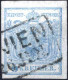 O 1850, 9 Kreuzer Himmelblau In Type I, P331, VP 1 Aus Z III, Bst. 179, Tiefe 9, Index 10, Gestempelt, Befund Weissenbic - Other & Unclassified