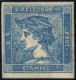 * 1851, Blauer Merkur Type III B, Ungebrauchtes Prachtstück Mit Frischem Originalgummi, Signiert Richter, Neuer Fotobefu - Periódicos