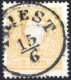 O 1858/59, 2 Kr. Hellorange In Type II, Mit Einkreisstempel Von "TRIEST...", Befund Dr. Ferchenbauer, Fe. 10IIc - Other & Unclassified