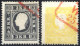O 1858, 2 Kr. Gelb Und 3 Kr. Schwarz In Type I, Je Mit Rotem Teilstempel, Befund Dr. Ferchenbauer, Fe. 10Ia + 11Ib - Other & Unclassified