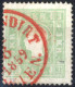 O 1858/59, 3 Kr. Hellgrün Auf Kartonpapier 0,12 Mm, Mit Rotem Reko-Teilstempel Von "WIEN...", Befund Dr. Ferchenbauer, F - Other & Unclassified