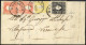 Cover 1860, Brief Von Rovigno Am 6.9. Nach Villafranca Veronese, Frankiert Mit Dreifarben 2 Kr. Gelb, 3 Kr. Schwarz Und  - Autres & Non Classés