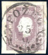 O 1859, Zeitungsmarke 1,05 Kr. Lila Mit Zentrischem Einkreisstempel Mit Verzierung "POZEG, 25/9", Gut Gerandet Und Beson - Journaux