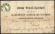 Cover 1862/65, Vier Briefe, Eine Ortsdrucksache Von Graz Am 2.3.1862 Mit 3 Kr. Grün (III Ausgabe), Dazu 3 Briefe Mit V.  - Other & Unclassified