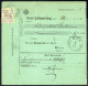 Cover 1885, WIEN, 2 Steuer-Postanweisungen Mit 5 Bzw. 10 Kr. Frankiert, Kat. Nr.46, 47 - Sonstige & Ohne Zuordnung