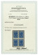 **/bof 1919/20, Freimarkenausgabe Wappen, 1 Krone In Den Farben Tiefblau, Hellblau Und Dunkelblau, Drei Postfrische Vier - Other & Unclassified