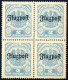 **/bof 1922, Nicht Verausgabte Flugpostmarke "Flugpost" Auf 2 Kronen In Den Beiden Farben Hellblau Und (dunkel)blau In P - Andere & Zonder Classificatie
