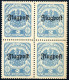 **/bof 1922, Nicht Verausgabte Flugpostmarke "Flugpost" Auf 2 Kronen In Den Beiden Farben Hellblau Und (dunkel)blau In P - Autres & Non Classés