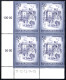 ** 1998, 50 Schilling "Schönes Österreich" In Der Seltenen Farbe "blaugrün", Postfrischer Eckrand-Viererblock Mit Symbol - Altri & Non Classificati