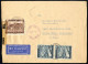 Delcampe - Cover 1947, 6 Luftpostbriefe, Fünf Frankiert Mit "bunten Landschaften" Und Einer Mit Luftpost 1947 3 S. Braun, Fünf Davo - Other & Unclassified