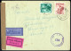 Cover 1947/59, Fünf Luftpostbriefe (teils Rokommandiert Bzw. Express) Nach Schweden (3), In Die Schweiz Und Nach Südafri - Andere & Zonder Classificatie