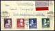 Cover 1949, Ein Reko-Luftpostbrief Und Ein Expreß-Luftpostbrief Vom 3.5. Und Vom 15.4.1949, Beide Frankiert Mit Dem Komp - Autres & Non Classés