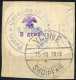 Piece 1913, Dienststempel Der Postverwaltung, Adler Farbig Eingestempelt, Kompletter Satz Von 6 Werten (10 P. - 10 Gr.), - Albania