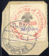 Delcampe - Piece 1913, Dienststempel Der Postverwaltung, Adler Farbig Eingestempelt, Kompletter Satz Von 6 Werten (10 P. - 10 Gr.), - Albanien