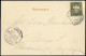 Cover 1901/12, Drei Ansichtskarten Vom Starnbergersee Je Frankiert Mit 5 Pf Grün, Dazu Eine Ganzsache Zu 5 Pf. (Bug) All - Other & Unclassified