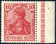 ** 1905/13, Germania, 10 Pf Orangerot, Postfrisch, Attest Jäschke-Lantelme, Mi. 86 Id / 500,- - Andere & Zonder Classificatie