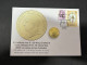 6-5-2024 (4 Z 17) Australia - Coin Released Via Australia Post - New $ 1.00 King Charles III (on Cover) - Dollar