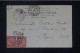 CHINE - Type Dragon X 2 Sur Carte Postale ( Pékin ) Pour La France En 1902 - L 152378 - Lettres & Documents