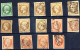 O/cover 1849/71, Klassische Markenausgabe, Lot Mit über 30 Gestempelte Marken In Einsteckkarten - Autres & Non Classés