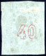 O 1868-9, Cleaned Plates Printing, 40 L. Mauve On Blue With "0" Inverted, Good To Large Margins, Fine To Very Fine (Hell - Andere & Zonder Classificatie
