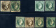 */o/(*) 1876, 30 Lepta Paris Printing, Two Used (one Signed Roig) And One Unused Stamp (without Gum And Small Margins),  - Andere & Zonder Classificatie