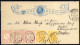 Cover 1893/95, Kartenbrief Zu 5 C. Von Venloo Am 31.8.93 Nach Crefeld Zufrankiert Durch Drei Ziffer ½ C. Rosa Und Zwei 3 - Other & Unclassified