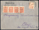 Cover 1922-24, Lot Drei Briefe Nach Cluj Und Ein Passierschein Von Calafat Mit Verschiedenen Frankaturen (4x10 B., 2x30  - Sonstige & Ohne Zuordnung