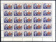 ** 1960, A. Chekhov, Complete Set Of 20 &amp; 40k In 4 MNH Sheetlet Sets Of 25, Each 40k Sheetlet With Plate Error On Bo - Other & Unclassified