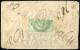 Cover 1959, Drei Dienstbriefe Frankiert Mit Dienst 8 P. + 32 P. + Viererstreifen 1 R. + 1 R. Mit Aufdruck "Kaj Sarkari,  - Népal
