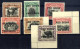 **/bof 1918, Red Cross Overprint On Stamps Of 1909-11, SG No. 214-216, 218, 220, 222 And 226, Each In Single Value And B - Bornéo Du Nord (...-1963)