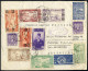 Cover 1949-53, Nice Selection Of Seven Air Mail Letters, Five Of Them Registered, All Directed To Argentina, With Some U - Autres & Non Classés