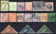 O 1859/1900, Kleine Zusammenstellung 26 Gestempelte Werte Auf Zwei Steckkarten Von 24 Früheren Einzel-Losen, Alter Ausru - Sammlungen (im Alben)