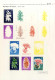 Delcampe - (*) RUANDA 1966, 69 Ungezähnte Probedrucke Der Ausgabe "Blumen" Aus Dem Courvoisier Archiv In Verschiedenen Farben Und D - Andere & Zonder Classificatie