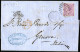 Cover Grossbritannien 1869, Zwei Briefe Und Fünf Große Briefstücke Frankiert Mit 6 P. Violett Mit Plattennummer 8+9 Mit  - Other & Unclassified