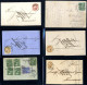 Cover 1839/1960, Interessante Sammlung Aus über 50 Briefe Und Postkarten, Darunter Luftpost, Zensur, Perfins, Inland, Us - Collections