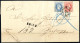 Cover 1850/1907, 10 Lose Früherer Auktionen, Briefe Auch Seltenere Stempel Und Auslandsbriefe In Die Levante, 2 Eingesch - Collections