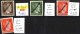 ** 1945, Kleines Lot Von über 90 Werten Postfrisch Je Mit Besonderheiten Auf Steckkarten, Drei Atteste Sturzeis, Alle Bi - Sammlungen