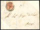Cover 1850, 5 Cent Giallo Arancio Chiaro E 10 Cent Nero Su Lettera Da "ADRIA 20/5" (annullo C3) A Rovigo, E Lettera Con  - Lombardo-Vénétie
