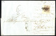 Cover 1851, Lettera Del 7.1.185(1) Da Auronzo A Padova, Affrancata Con 30 Cent. Bruno, Carta A Mano, I° Tipo E I Tiratur - Lombardo-Veneto