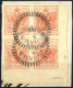 Piece 1850, Frammento Con Blocco Di Quattro Con Bordo Dell'angolo Inferiore Destro, Punto Di Registro (ca. 18mm) Del 15  - Lombardo-Veneto